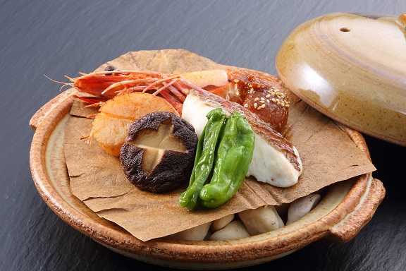 海鮮朴葉焼き